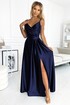 Long prom dress with shine