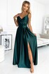 Long prom dress with shine