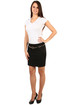 Women's midi skirt with lace