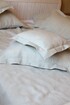 Linen pillowcase 40x40 cm with smooth canary