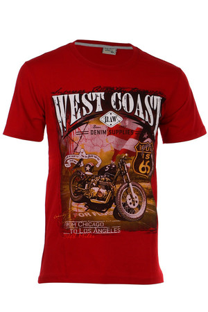 Men's t-shirt with stylish print. Material: 100% cotton