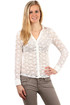 Lace elegant ladies blouse with long sleeves