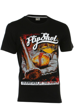 Stylish men's t-shirt with modern print and short sleeves. Import: Turkey Material: 100% cotton
