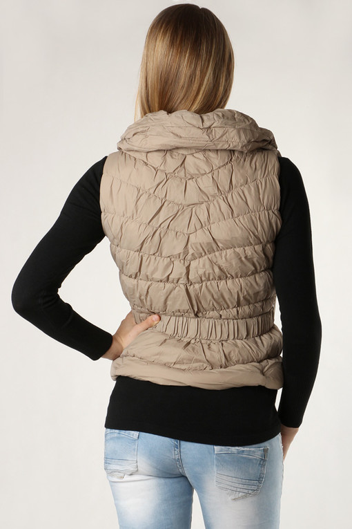 Women's short sleeveless vest