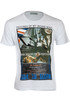 Cotton men's t-shirt short sleeves and print
