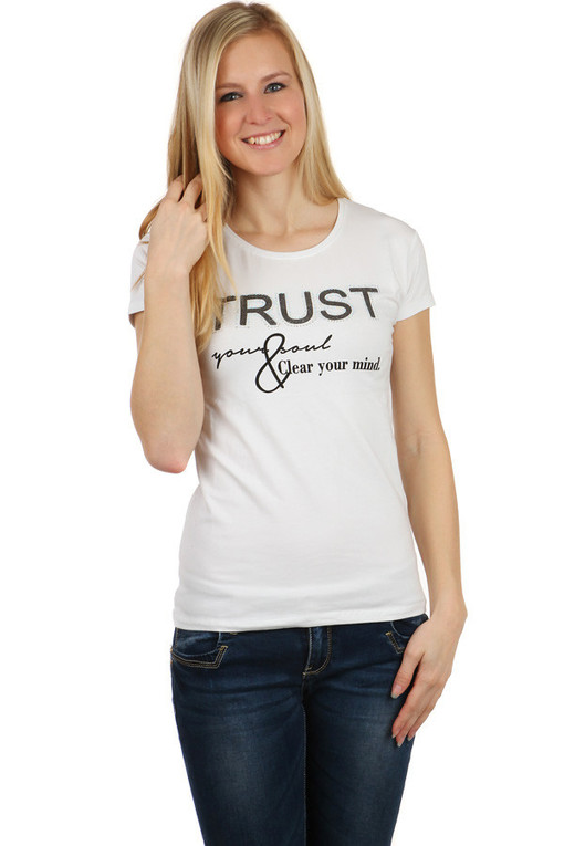 Women's t-shirt with stones
