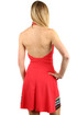 Unusuall summer dress with bare backs