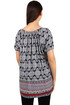 Women's comfortable patterned t-shirt
