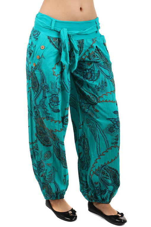 Stylish harem pants with an interesting pattern
