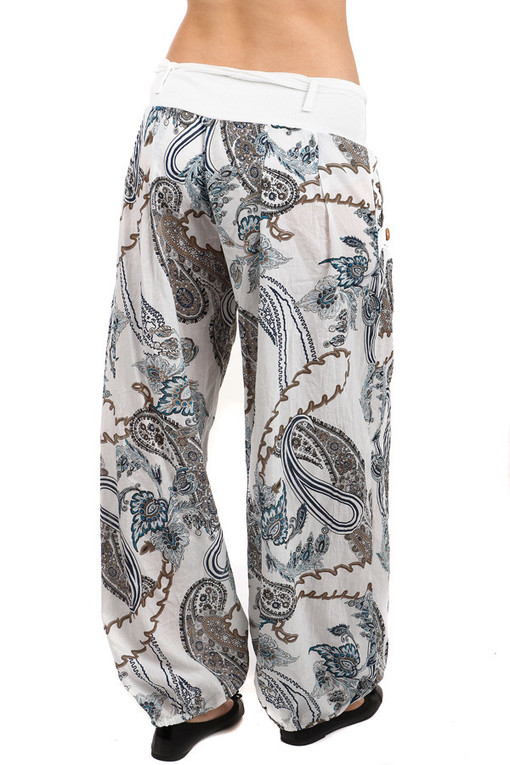 Stylish harem pants with an interesting pattern