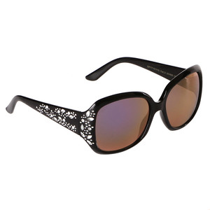 Sunglasses with stylishly decorated legs UV filter 400 Glass color: black, blue, yellow, purple Selection of glasses