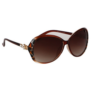 Sunglasses with stylishly decorated legs with stones. UV filter 400 Glass color: black, brown, purple Choice of spectacle by