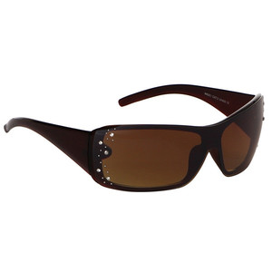 Sunglasses with stylish stones decorated with glass. UV filter 400 Glass color: black, brown Different color of frame