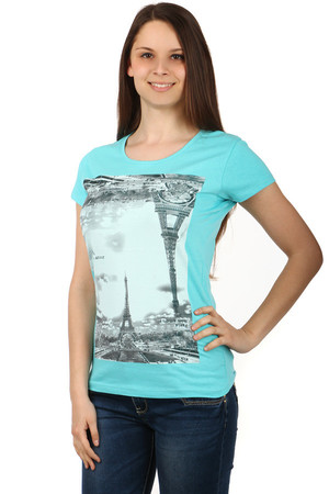 Modern women's t-shirt with print on the front. Short sleeve. Round neckline. Suitable for casual wear and leisure. To choose