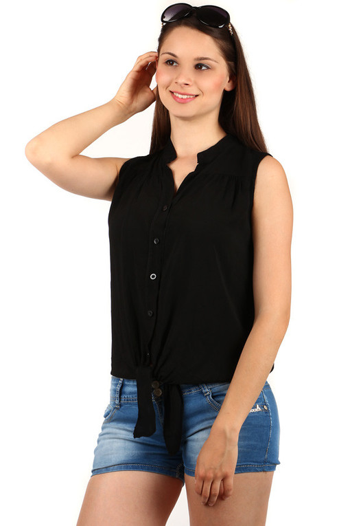 Women's short sleeveless summer blouse