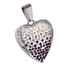 Steel heart pendant