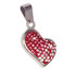 Surgical Steel Pendant Red Heart