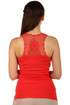 Women's tank top with lace back