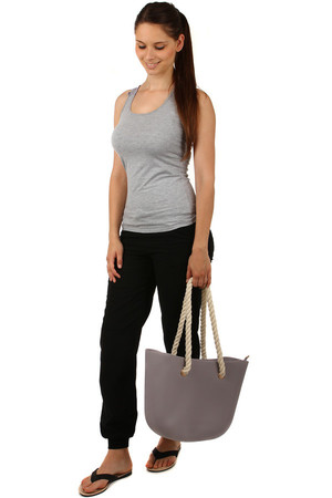 Women's simple tank top with lace on the back. A choice of many colors. Material: 95% cotton, 5% elastane