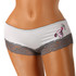 Women's cotton panties with print and lace