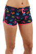 women's shorts with contrasting trim and stars