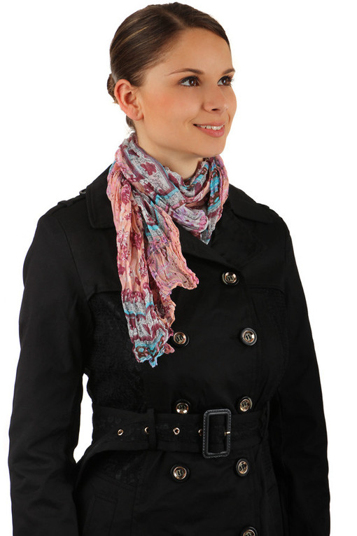 Women's lightweight ornaments scarf