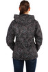 Sport jacket with print and hood