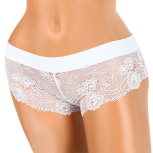Lace panties. Choose from several colors. Material: 85% nylon, 15% elastane.