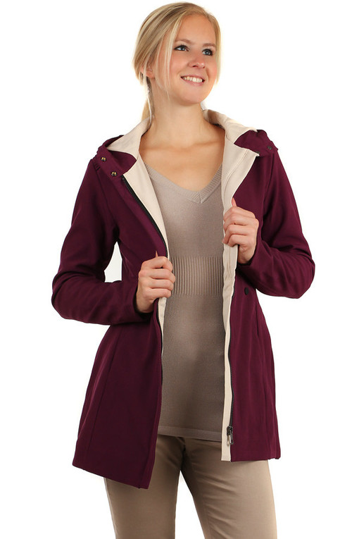 Women's softshell jacket with hood