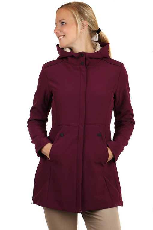 Women's softshell jacket with hood