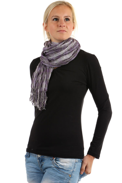 Women's scarf checkered retro pattern