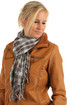 Women's scarf checkered retro pattern