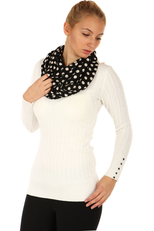 Ladies scarf polka dots