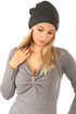 Women's winter glittering hat