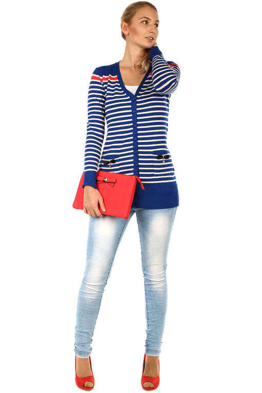 Women's striped sweater