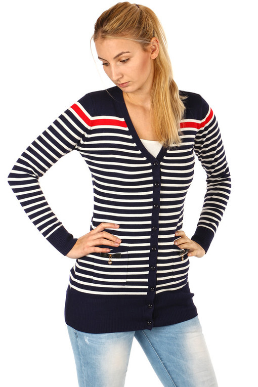 Women's striped sweater