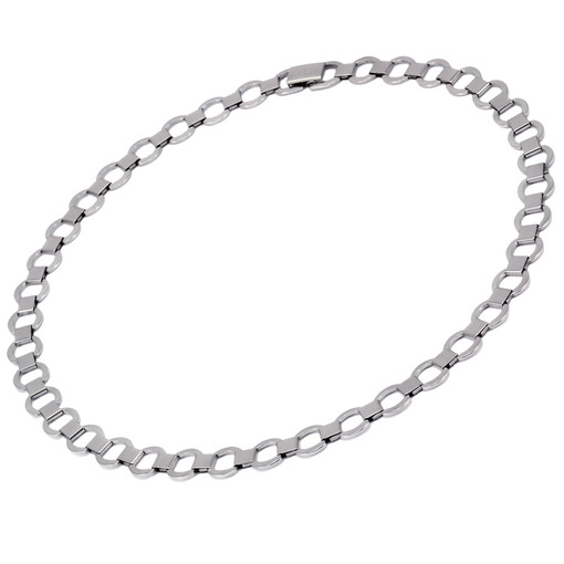 Steel neck chain made of surgical steel
