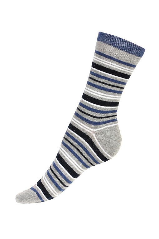 Women's socks with stripe