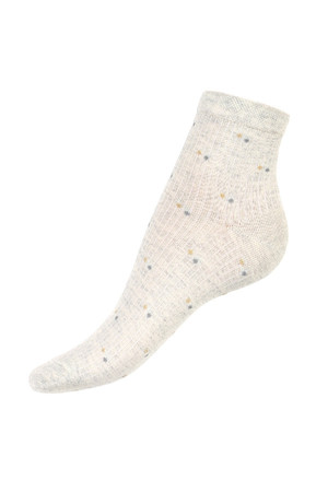Low dotted socks. Material: 85% cotton, 10% polyamide, 5% elastane. Import: Hungary
