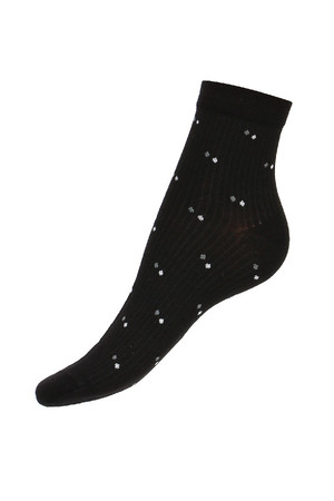 Low dotted socks. Material: 85% cotton, 10% polyamide, 5% elastane. Import: Hungary