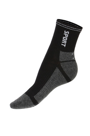 Low women's sports socks. Material: 95% cotton, 5% polyamide
