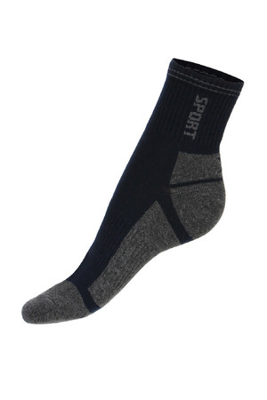 Low women's sports socks. Material: 95% cotton, 5% polyamide