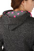 Women's brindle sweatshirt XXL collar and hood