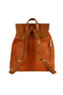 Women's larger urban leatherette backpack