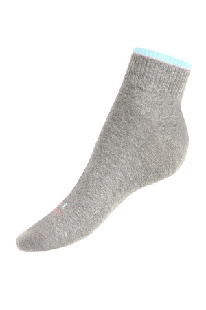 Women's sports socks low. Material: 90% cotton, 5% polyamide, 5% elastane.