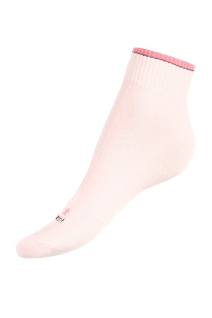 Women's sports socks low. Material: 90% cotton, 5% polyamide, 5% elastane.