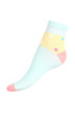 Women's colorful socks with polka dots