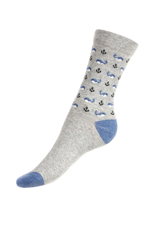 Elegant women's socks with print