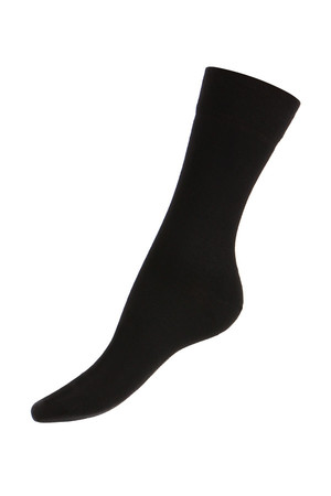 One color women's socks. Material: 80% cotton, 17% polyamide, 3% elastane.