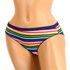 Women's cotton panties with neon stripes